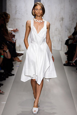 Donna Karan bijela haljina